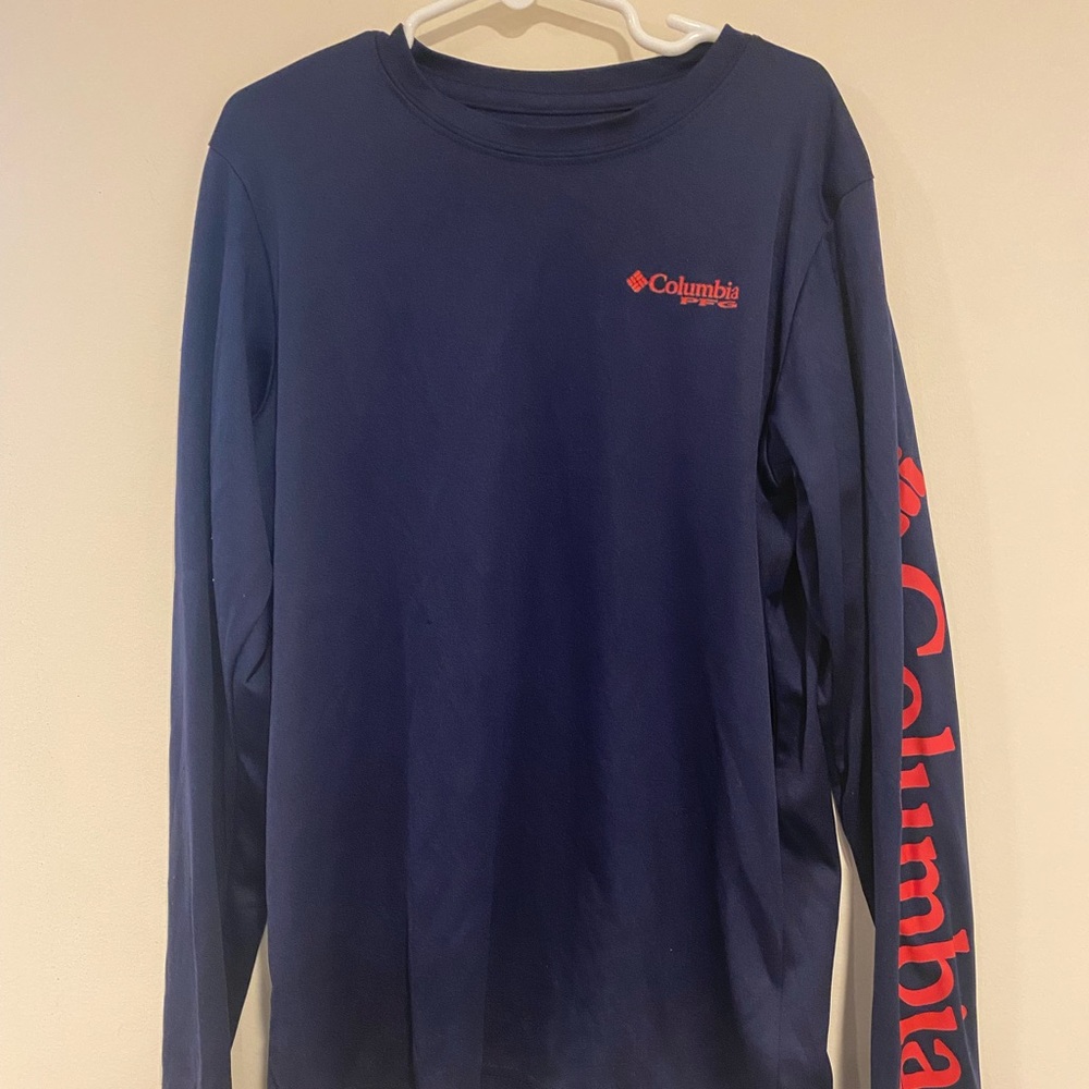 Columbia Dark Blue Crew Neck Shirt